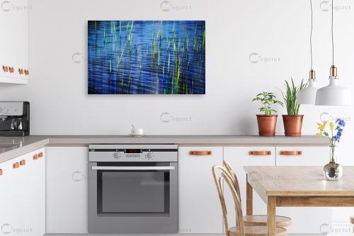 תנודות – אורית גפני | תמונה לקיר בסגנון מודרני