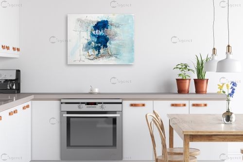 albero blue – ליה מלחי | תמונה לקיר בסגנון מופשט