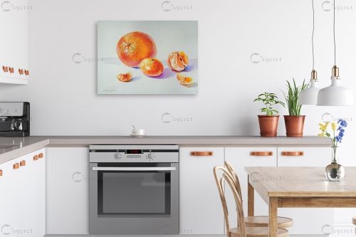 תפוז ומנדרינות – נטליה ברברניק | תמונה לקיר בסגנון מודרני