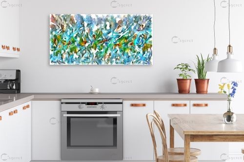 ציפורים נודדות – בן רוטמן לימיטד | תמונה לקיר בסגנון מופשט