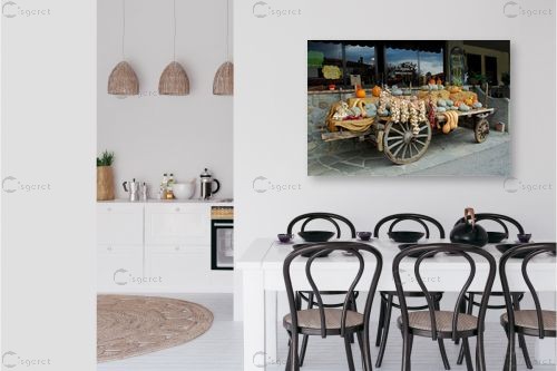 עגלה – שוש אבן | תמונה לקיר בסגנון כפרי