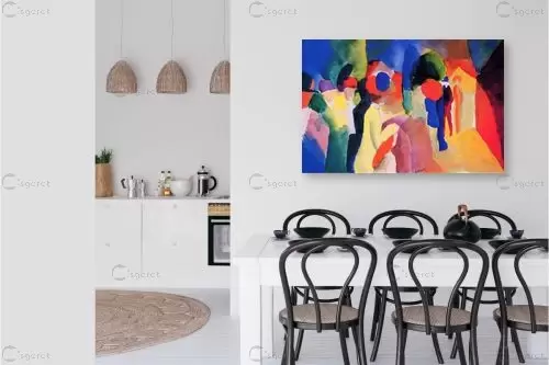 August Macke 105 – אוגוסט מקה | תמונה לקיר