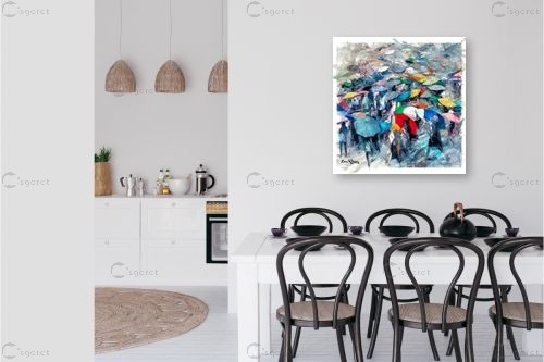 קומפוזיציה  – בן רוטמן | תמונה לקיר בסגנון מודרני