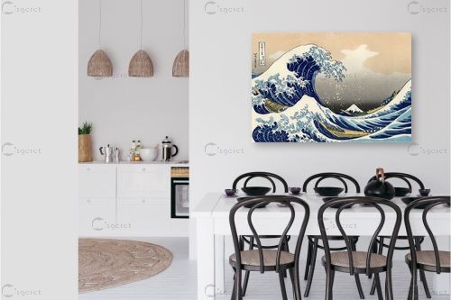 The great wave – קצושיקה הוקוסאי | תמונה לקיר