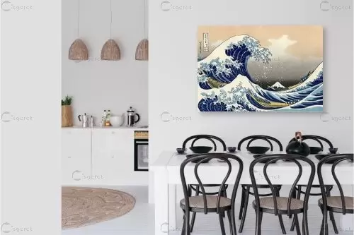 The great wave – קצושיקה הוקוסאי | תמונה לקיר