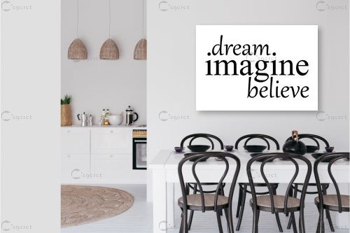 Dream imagine – מסגרת עיצובים | תמונה לקיר בסגנון מודרני