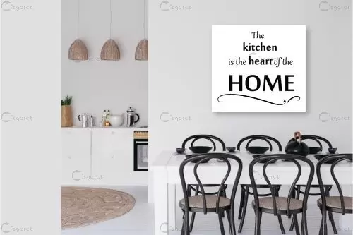 Kitchen - מסגרת עיצובים - תמונות למטבח מודרני טיפוגרפיה דקורטיבית  - מק''ט: 241084
