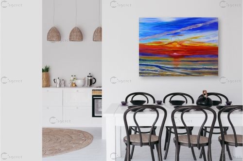 קסם השקיעה 2 – אסתר חן-ברזילי | תמונה לקיר בסגנון מודרני