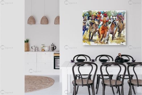 התחרות – בן רוטמן | תמונה לקיר בסגנון מודרני