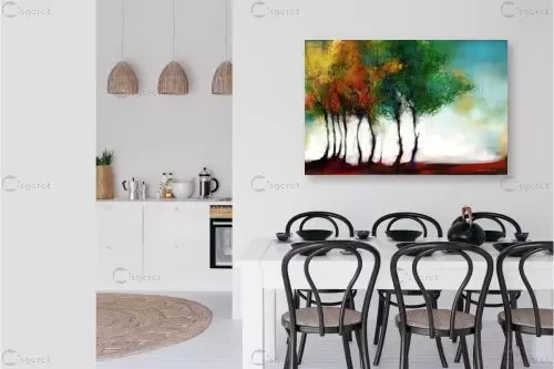 העצים שלימדו אותי פסדובלה – איש גורדון | תמונה לקיר בסגנון מודרני