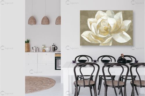 פריחה בקרם מלכותי – Albena Hristova | תמונה לקיר בסגנון מודרני