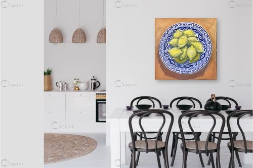 Green citrus  – MMB Art Studio | תמונה לקיר בסגנון מודרני