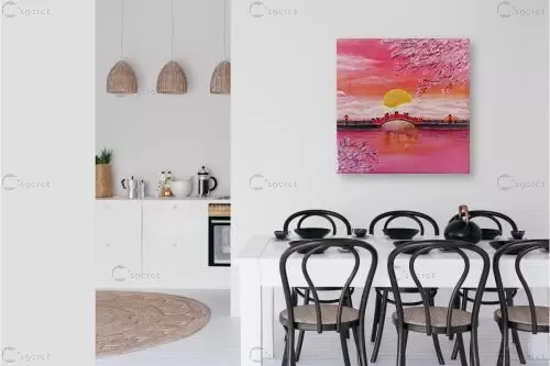 Day in Pink – נופר מורדוך | תמונה לקיר בסגנון מודרני