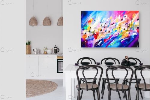 רוק פסיכדלי – אורית גפני | תמונה לקיר בסגנון מופשט