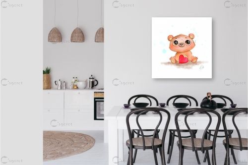 דובי קטן - מעין שרעבי - תמונות לחדרי ילדים חדרי ילדים  - מק''ט: 457187