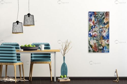 צבעים בטבע – אורלי רוזנברג לימיטד | תמונה לקיר בסגנון מופשט