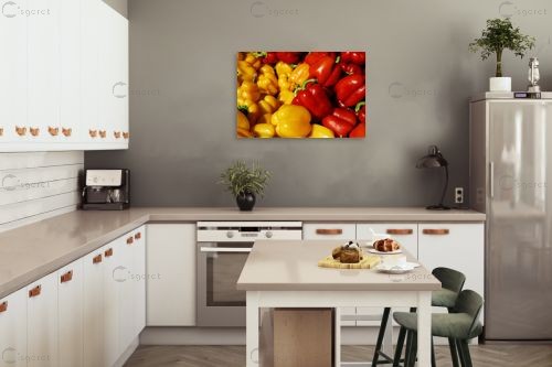 פלפלים – רן זיסוביץ | תמונה לקיר בסגנון מודרני