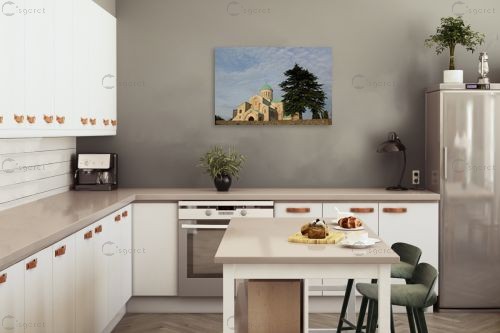 על ראש הגבעה – דן ששתיאל | תמונה לקיר בסגנון קלאסי