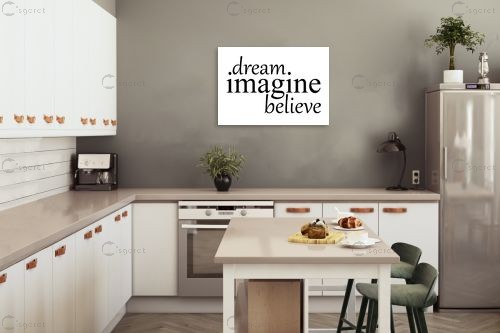 Dream imagine – מסגרת עיצובים | תמונה לקיר בסגנון מודרני