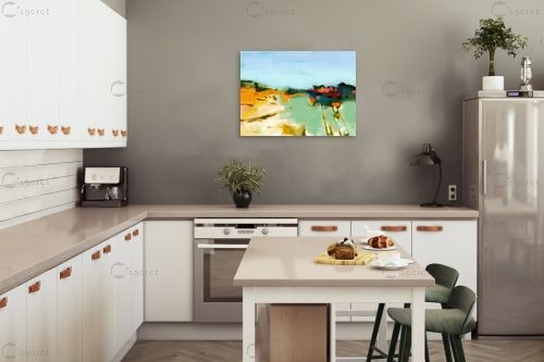 בלב הפרדסים – איש גורדון | תמונה לקיר בסגנון מודרני