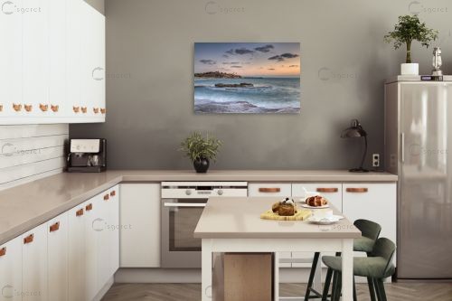 שמורת חוף אכזיב – מיכאל שמידט | תמונה לקיר בסגנון מודרני