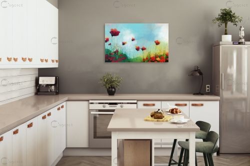 חגיגה בשדה – איש גורדון | תמונה לקיר בסגנון כפרי