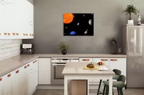 מערכת השמש 1 – Artpicked- space | תמונה לקיר בסגנון מודרני
