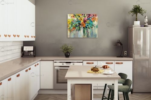 ענני פרחים – Silvia Vassileva | תמונה לקיר בסגנון מודרני