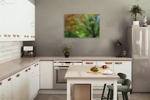 עצים בשלכת – דורית ברקוביץ לימיטד | תמונה לקיר בסגנון כפרי