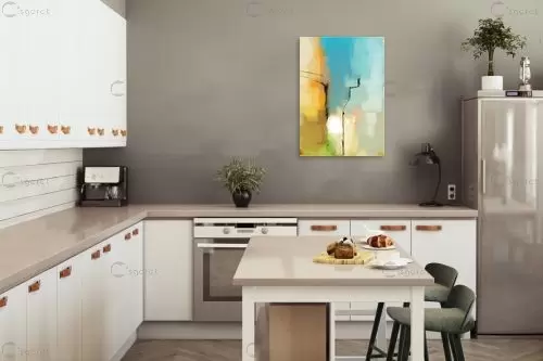 השחר הפציע על העיר – איש גורדון | תמונה לקיר בסגנון מודרני