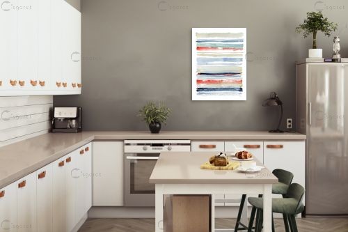 פסים בים – Katrina Pete | תמונה לקיר בסגנון מודרני