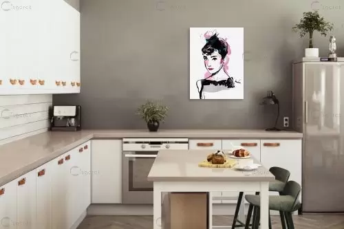 אודרי – ענת בן אלי | תמונה לקיר בסגנון מודרני