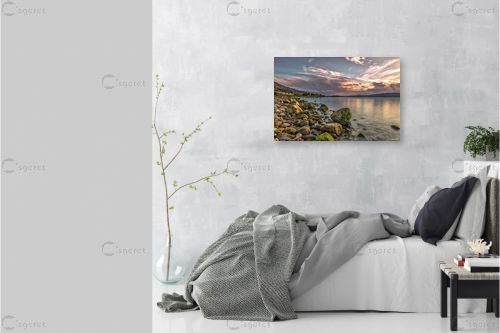 כנרת של שלווה.. – מיכאל שמידט | תמונה לקיר בסגנון מודרני