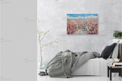 שיבולים בשדה פילפלים – מיכל פרטיג | תמונה לקיר בסגנון מודרני