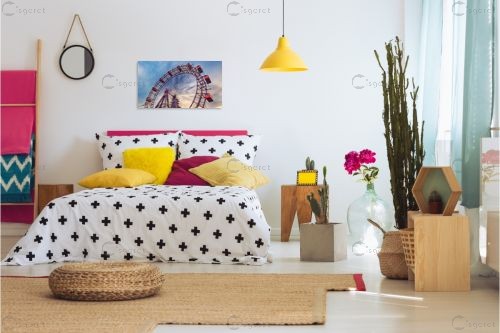 גלגל ענק בוינה – מתן הירש | תמונה לקיר בסגנון מודרני