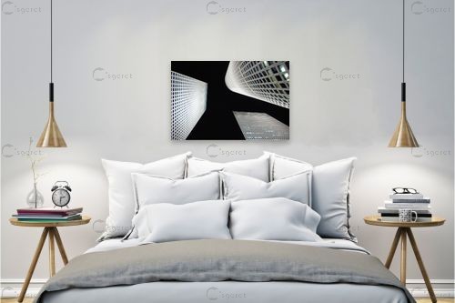 עזריאלי – שוש אבן | תמונה לקיר בסגנון מודרני