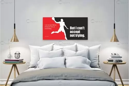 Michael Jordan - מסגרת עיצובים - חדר כושר טיפוגרפיה דקורטיבית  - מק''ט: 240856