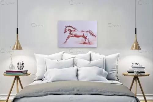 סוס אש - נטליה ברברניק - איור רישום בצבע  - מק''ט: 330489