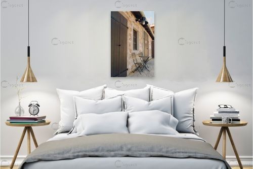 פינת ישיבה – רן זיסוביץ | תמונה לקיר בסגנון כפרי