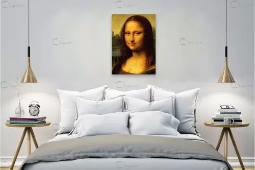 Mona Lisa La gioconda - לאונרדו דה וינצי - תמונות קלאסיות לסלון סגנון אימפרסיוניסטי  - מק''ט: 303468