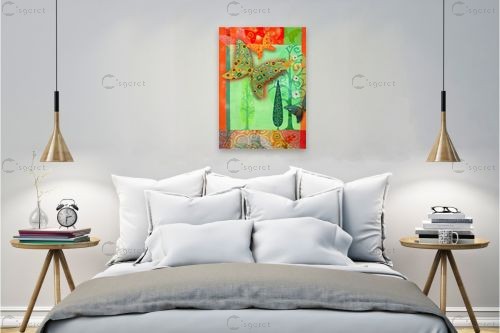 חלום מתוק 6 - נעמי פוקס משעול - תמונות צבעוניות לסלון מדיה מעורבת מיקס מדיה  - מק''ט: 84739