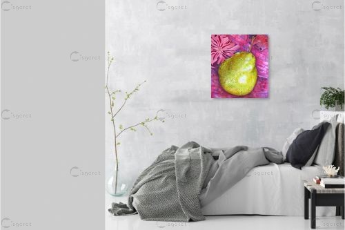 האגס – חיה וייט | תמונה לקיר בסגנון כפרי