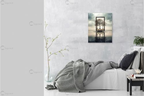 עץ ממוסגר – יניב גרינברג | תמונה לקיר בסגנון מודרני