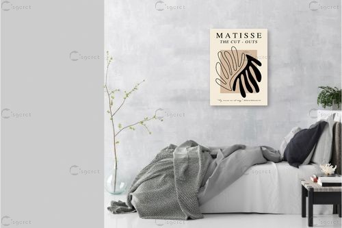 מאטיס 60 - אנרי מאטיס - תמונות לסלון רגוע ונעים סטים בסגנון גיאומטרי  - מק''ט: 464258