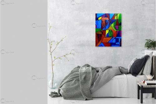 אבסטרקט 17 – אסתר חן-ברזילי | תמונה לקיר בסגנון מודרני