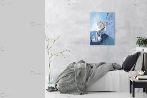 הפלגנו עם שחר – איש גורדון | תמונה לקיר בסגנון מודרני