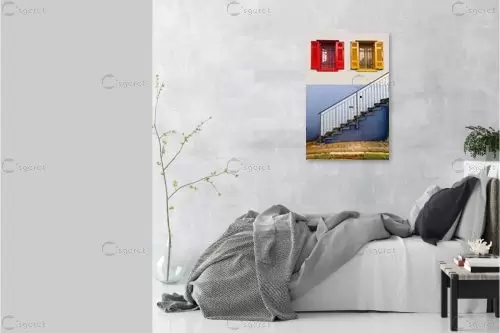 חלונות ציבעונים - אלי נגר - תמונות לסלון מודרני טבע דומם בצילום  - מק''ט: 57354