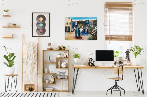 השיבה הביתה – מזל בוכריס | תמונה לקיר בסגנון כפרי