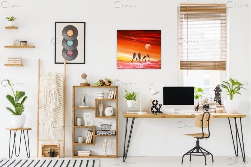 משפחה בתאילנד – איל מלק | תמונה לקיר בסגנון מופשט