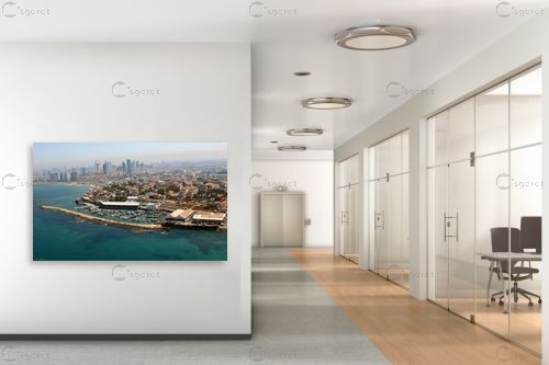 נמל יפו – ארי בלטינשטר | תמונה לקיר בסגנון מודרני